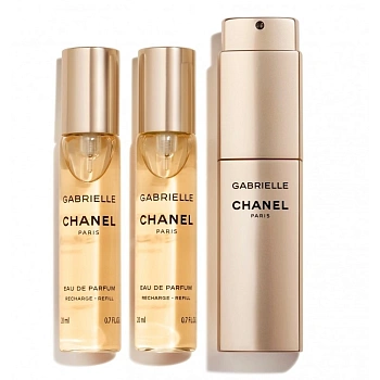 Chanel Gabrielle набор: парф. вода 20 мл x 3 (сменный объем)