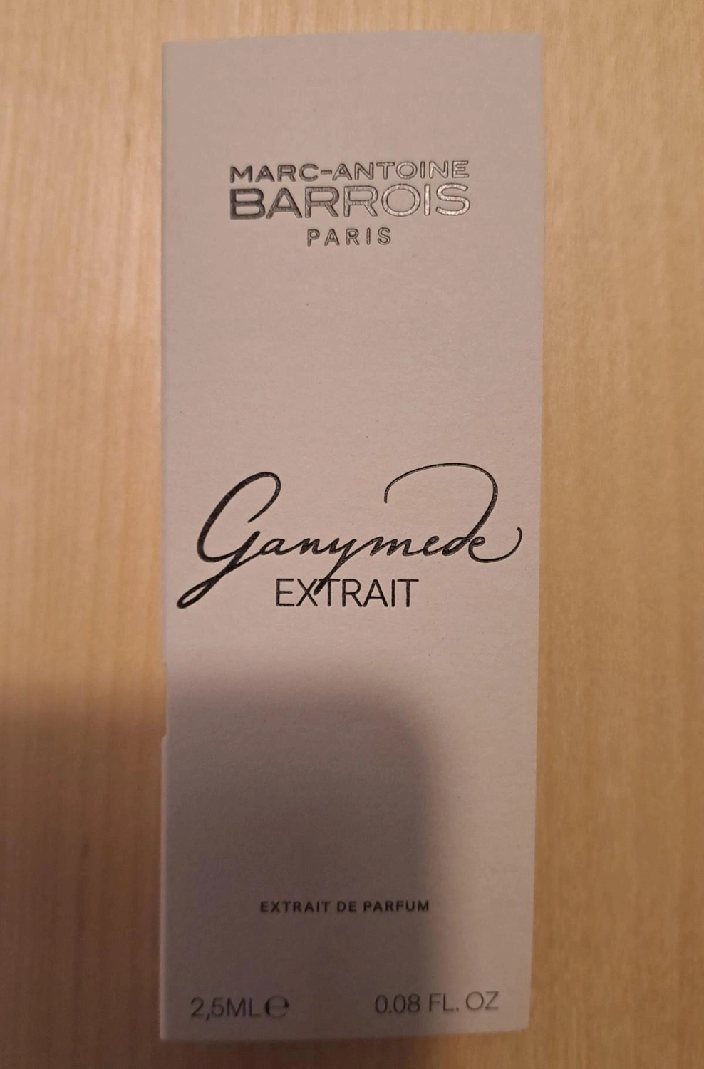 Marc-Antoine Barrois Ganymede Extrait