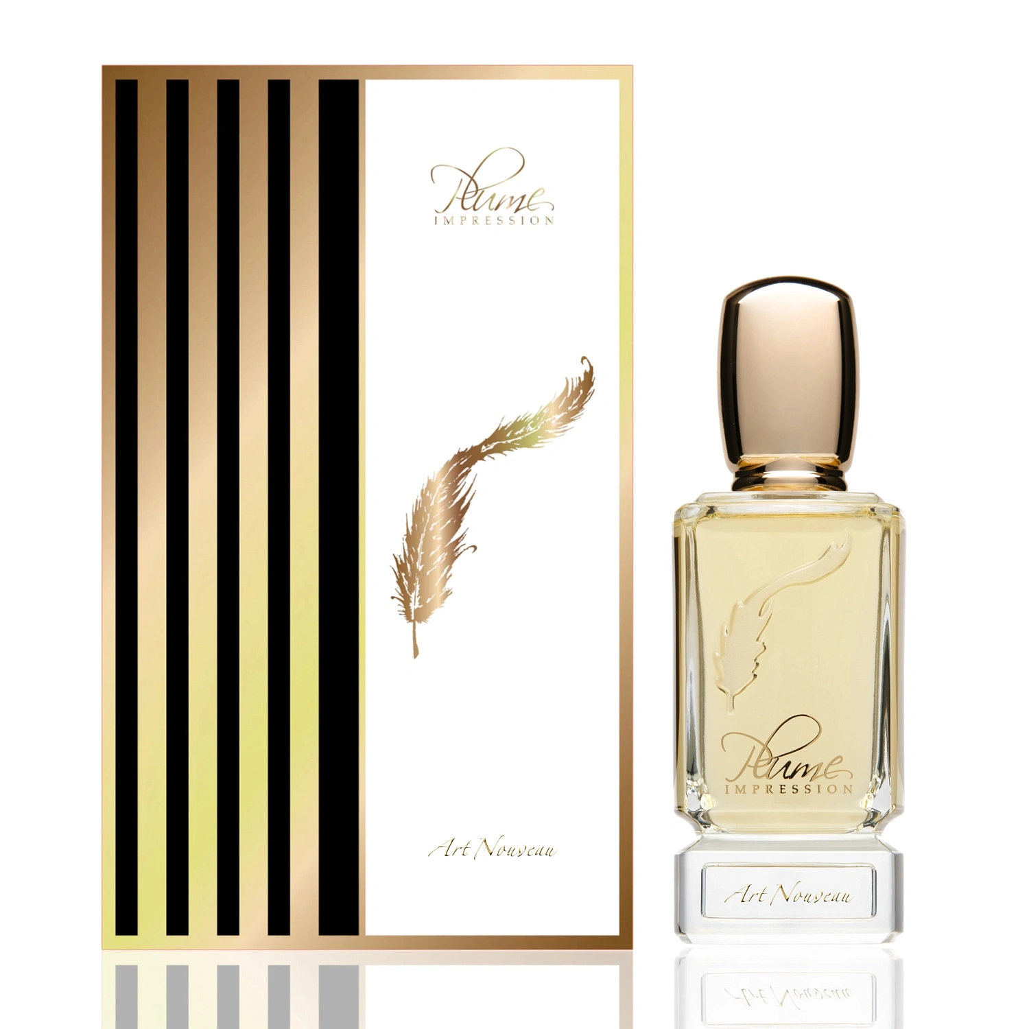 Plume Impression Art Nouveau
