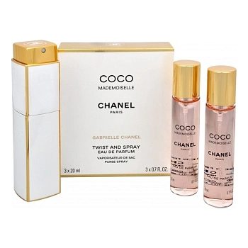 Chanel Coco Mademoiselle парфюмерная вода 20 мл x 3 (сменный объем)