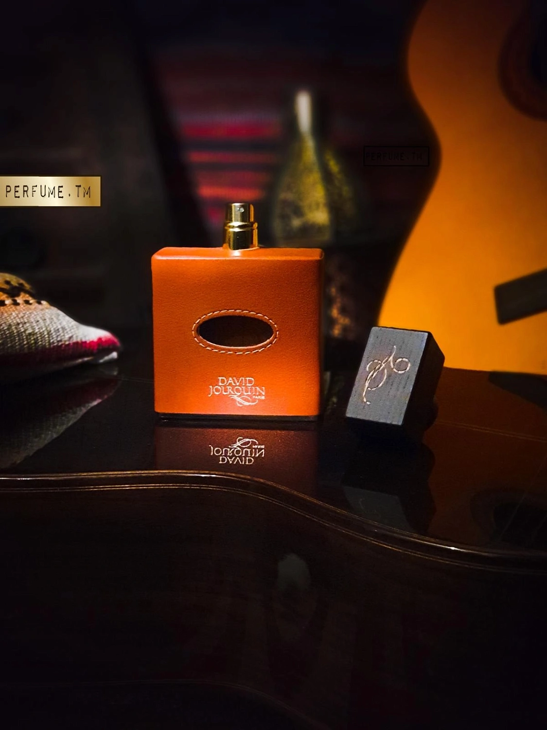 David Jourquin Cuir Mandarine