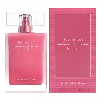 For Her Narciso Rodriguez Fleur Musc Eau De Toilette Florale туалетная вода 50 мл