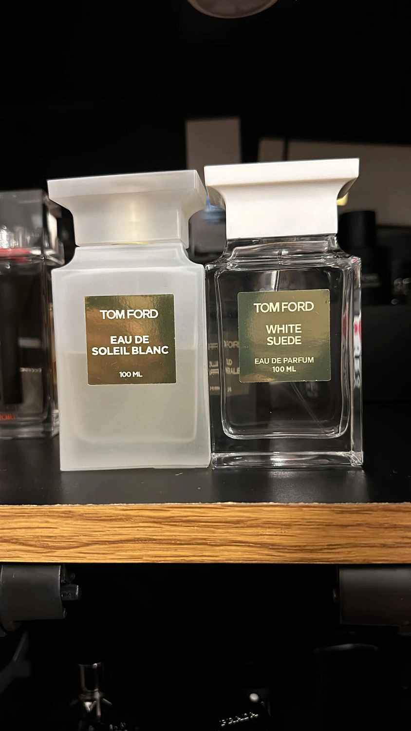 Tom Ford White Suede