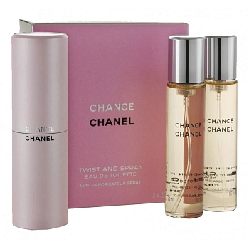 Chanel Chance Eau de Toilette дорожный набор: туалетная вода 20 мл x 3