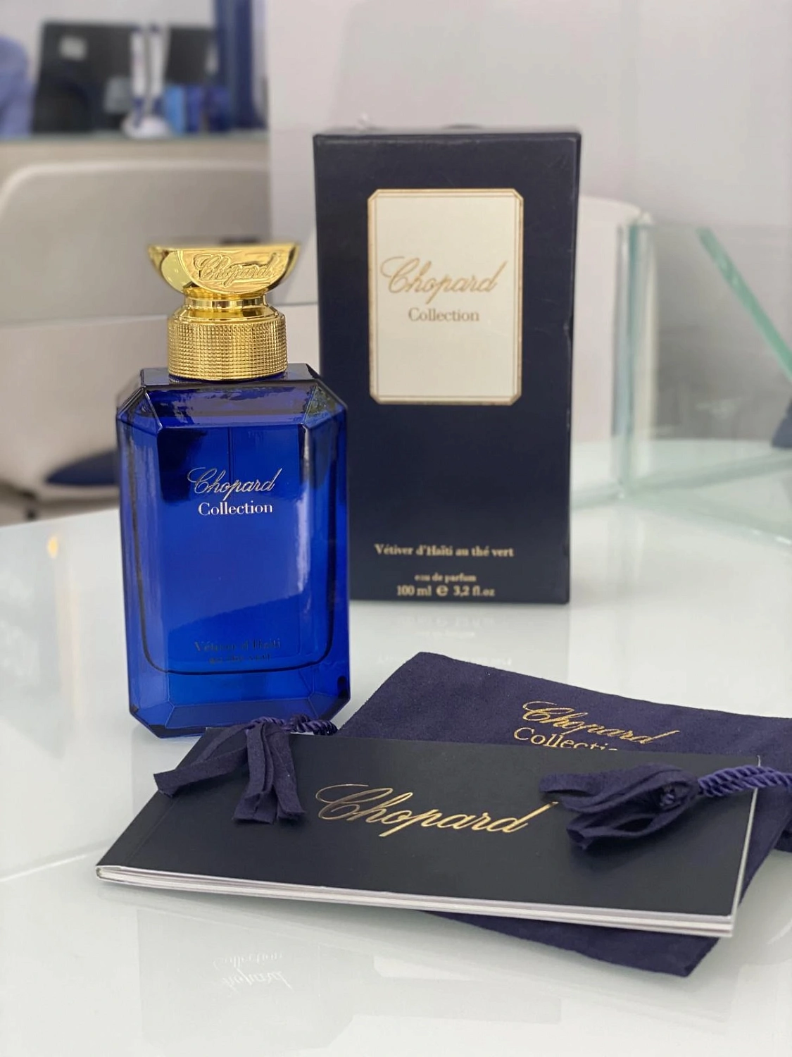 Chopard Vetiver d'Haiti au The Vert