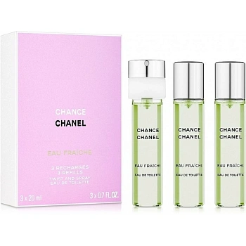 Chanel Chance Eau Fraiche туалетная вода 20 мл x 3