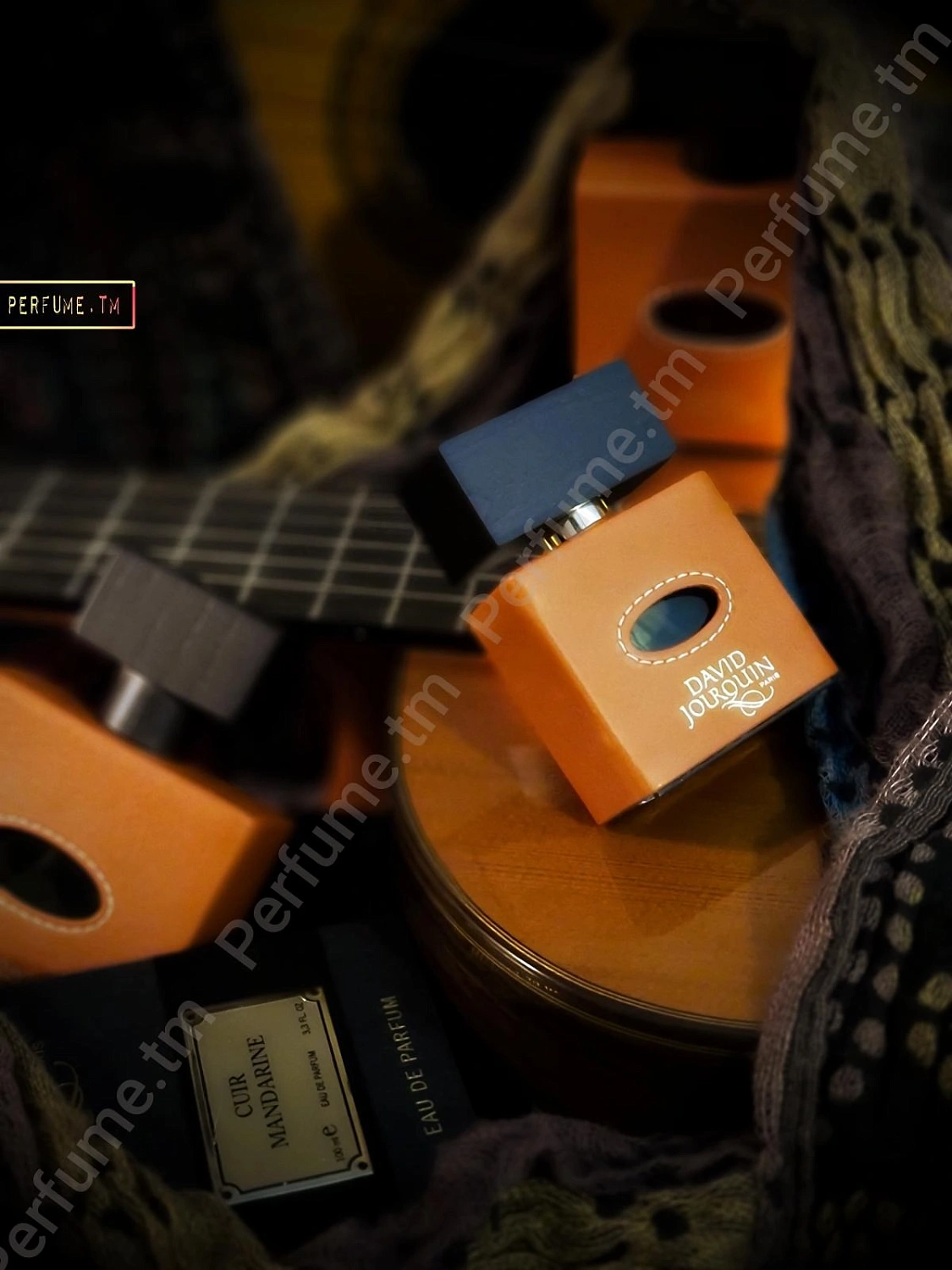 David Jourquin Cuir Mandarine
