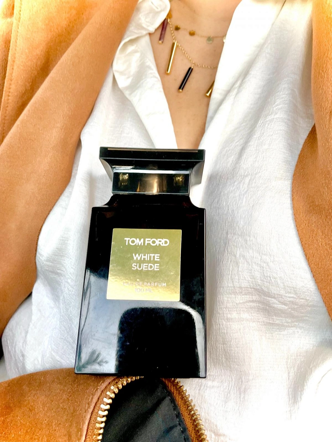 Tom Ford White Suede