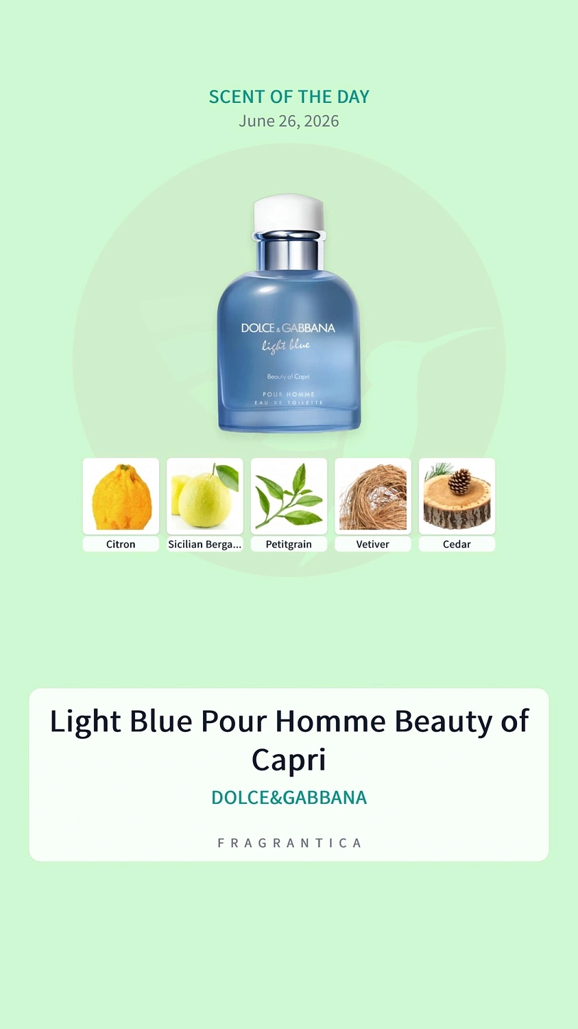 Dolce & Gabbana Light Blue Pour Homme Beauty of Capri