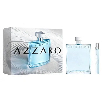 Azzaro Chrome набор: т.вода 200 мл + т.вода 10 мл