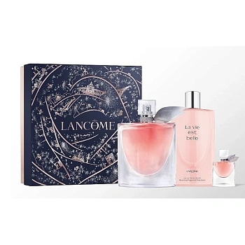 Lancôme La Vie est Belle набор: парф. вода 100 мл + парф. вода 4 мл +лосьон д/тела 200 мл