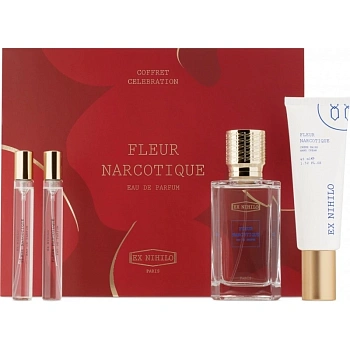 EX NIHILO Fleur Narcotique подарочный набор парф. вода 100 мл + парф. вода 7.5 мл х 2 +крем д/рук 45 мл