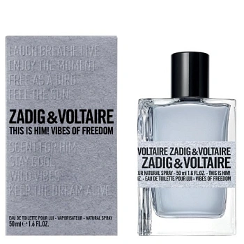 Zadig & Voltaire This is Him! Vibes of Freedom туалетная вода 50 мл