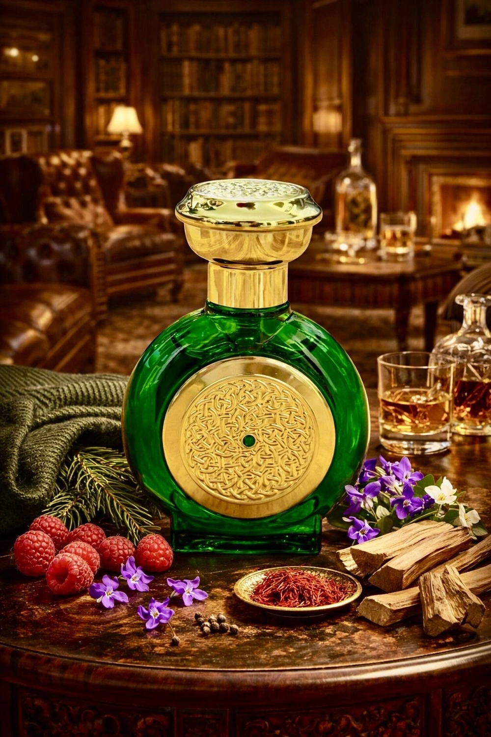 Boadicea the Victorious Green Sapphire