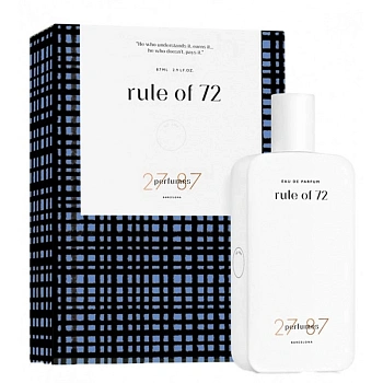 27 87 Perfumes Rule of 72 парфюмерная вода 87 мл