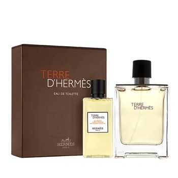 Terre d'Hermès набор: т.вода 100 мл + гель д/душа 80 мл