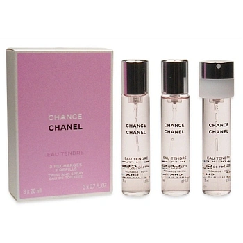 Chanel Chance Eau Tendre туалетная вода 3 х 20 мл (сменный объем)