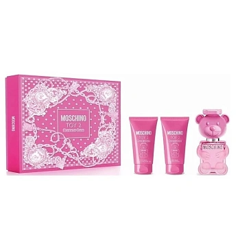 Moschino Toy 2 Bubble Gum набор: т.вода 50 мл + гель д/душа 50 мл + лосьон д/тела 50 мл