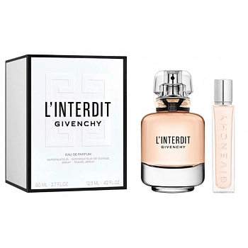 Givenchy L'Interdit (2018) набор: парф. вода 80 мл + парф. вода 12 5 мл