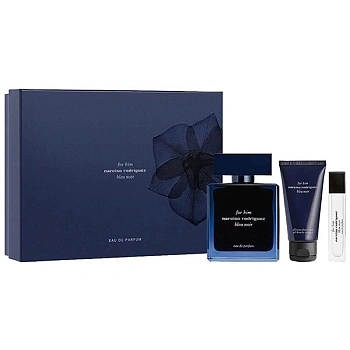 Narciso Rodriguez for Him Bleu Noir Eau de Parfum набор: парф.вода 100 мл + парф.вода 10 мл + гель д/душа 50 мл