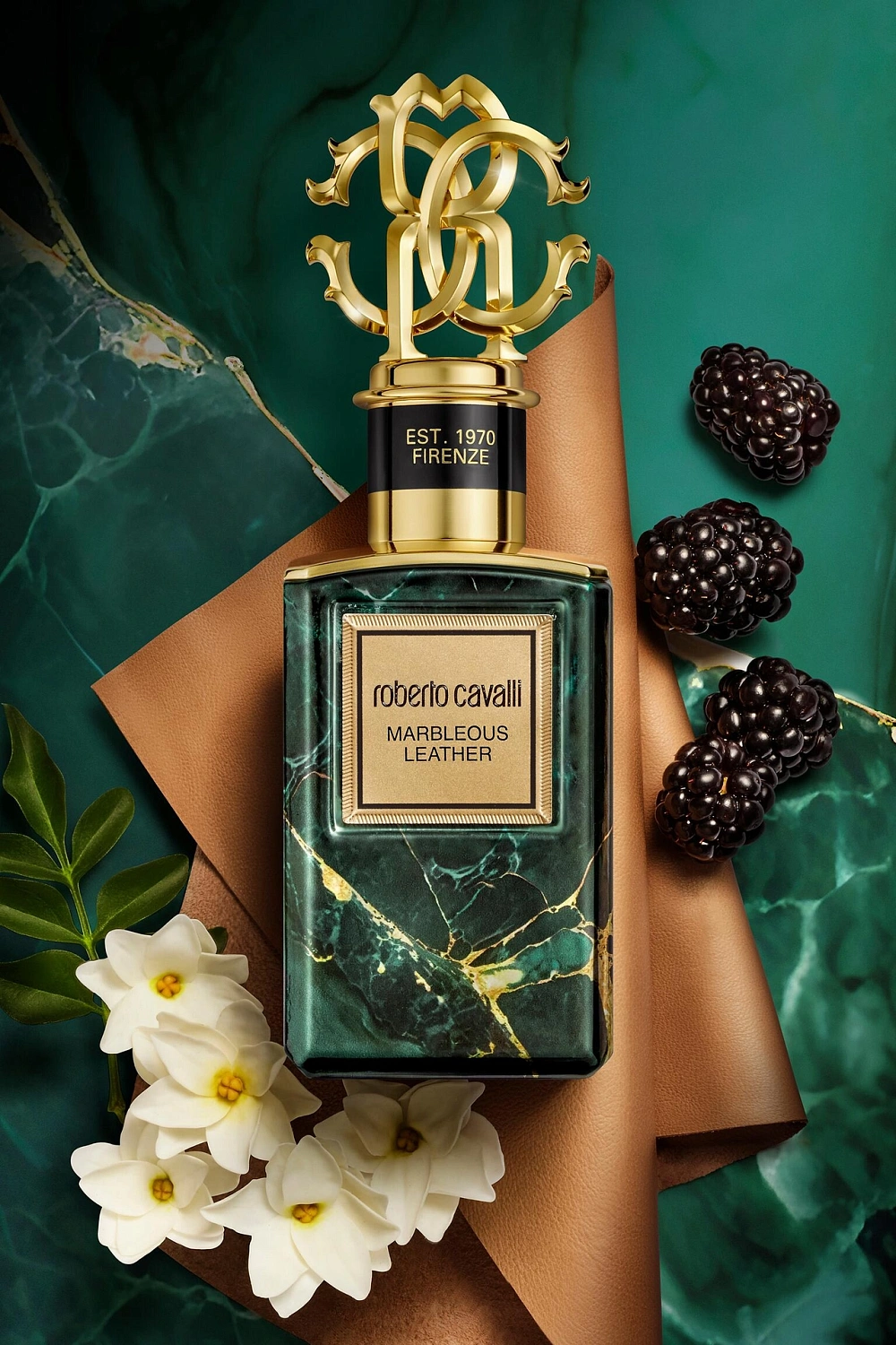 Roberto Cavalli Marbleous Leather