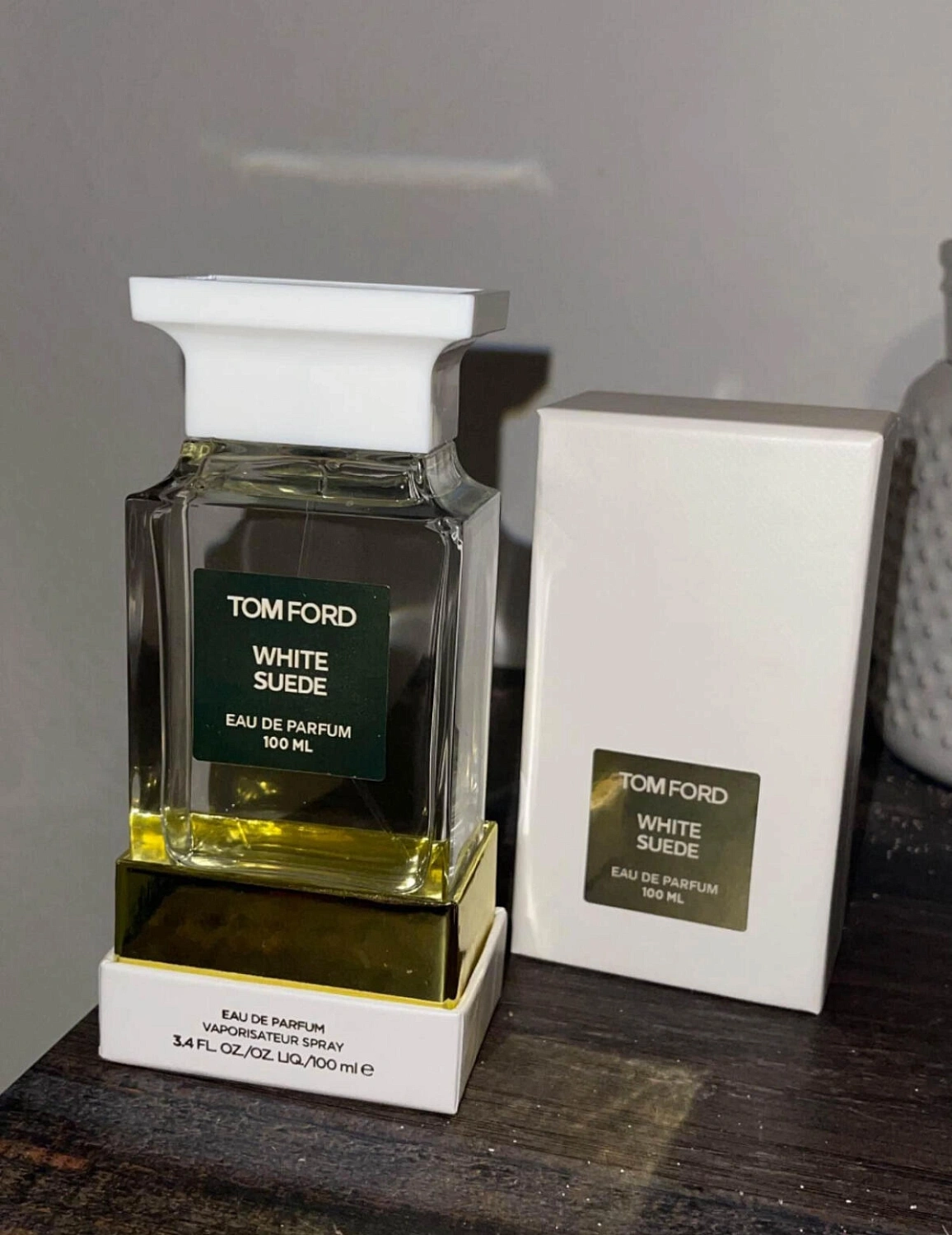 Tom Ford White Suede