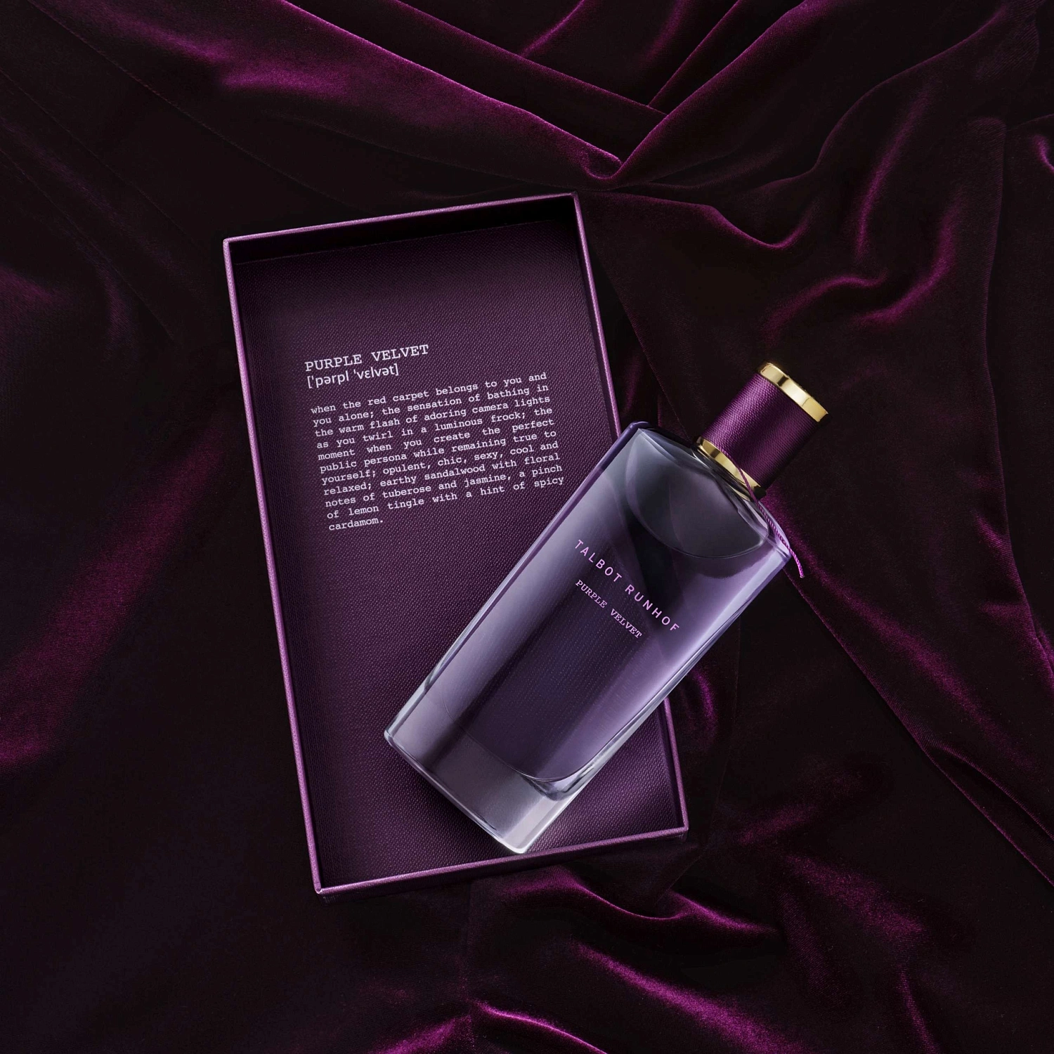 Talbot Runhof Purple Velvet