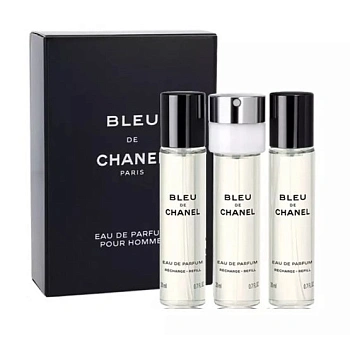 Bleu de Chanel Eau de Parfum парфюмерная вода 20 мл х 3