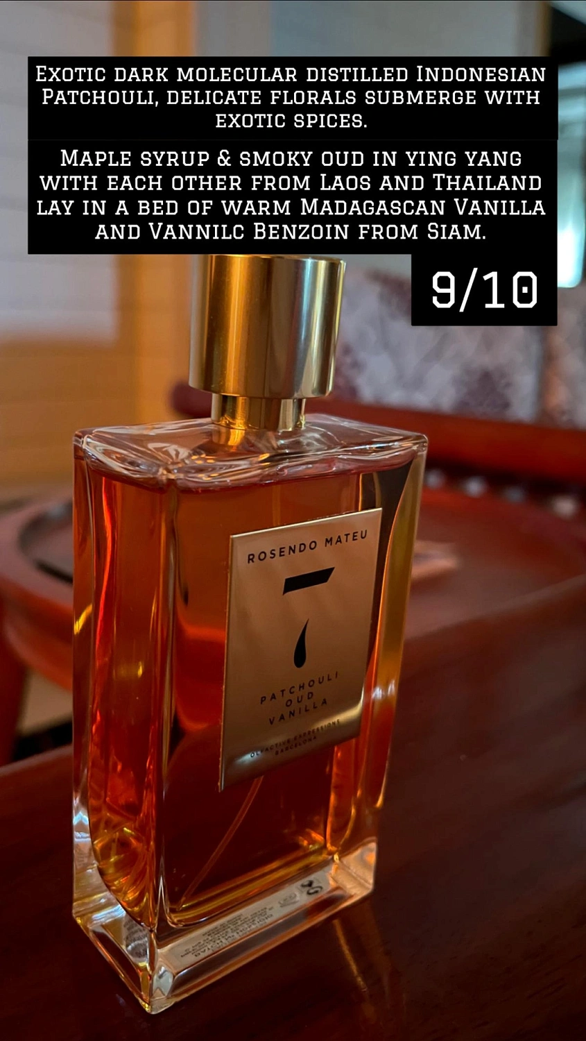 Rosendo Mateu Olfactive Expressions Rosendo Mateu Nº 7 Patchouli, Oud, Vanilla