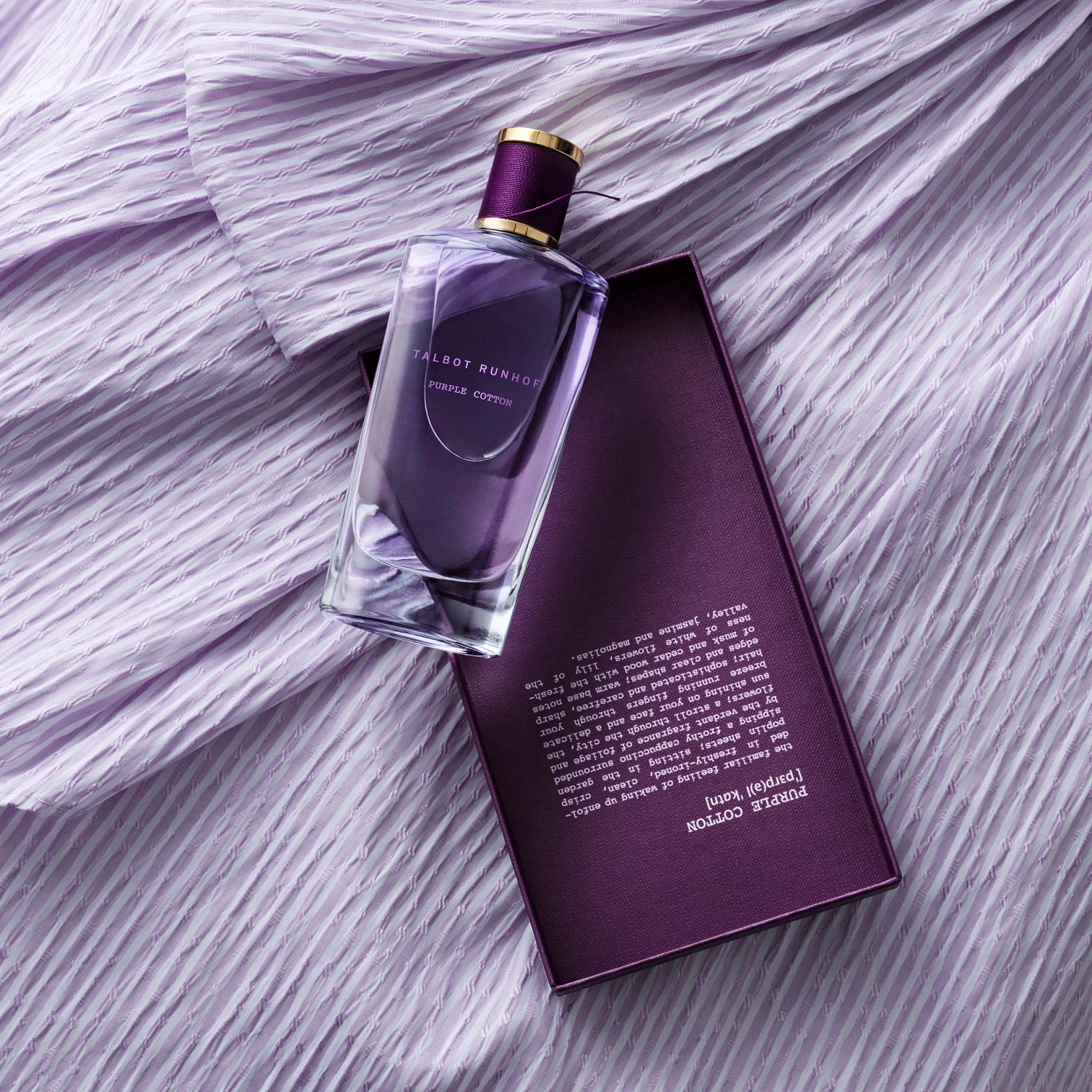 Talbot Runhof Purple Cotton