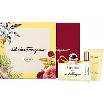 Salvatore Ferragamo Signorina Libera набор: парф. вода 100 мл + парф. вода 10 мл + лосьон д/тела 50 мл