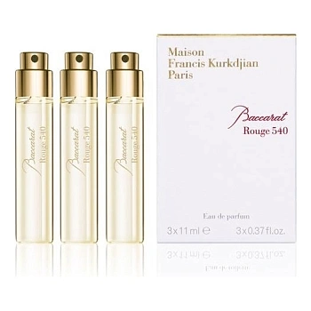 Maison Francis Kurkdjian Baccarat Rouge 540 подарочный набор дорожный набор: парф. вода 11 мл x 3