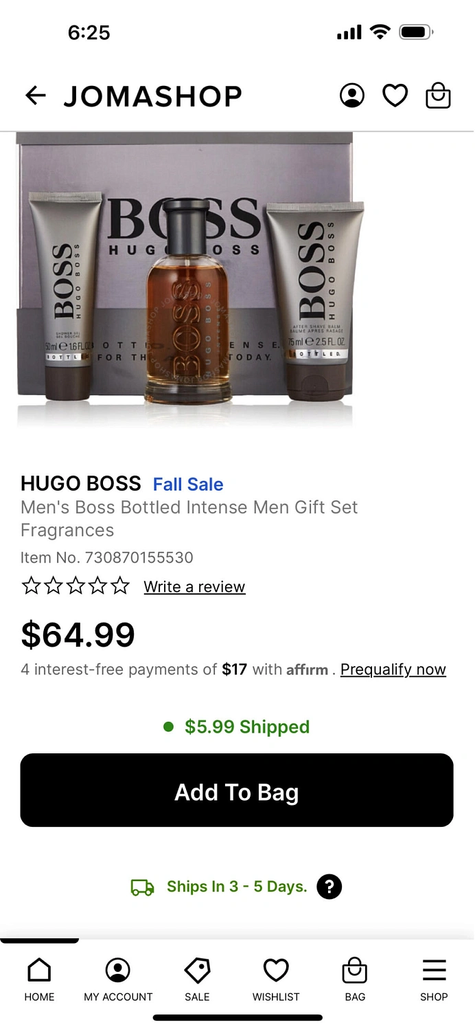 Hugo Boss Bottled Intense