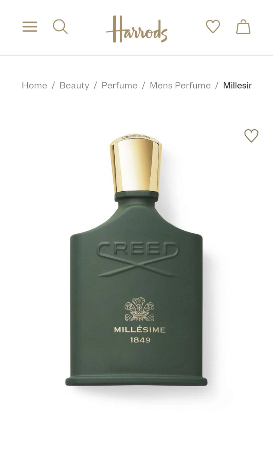 Creed Millesime 1849