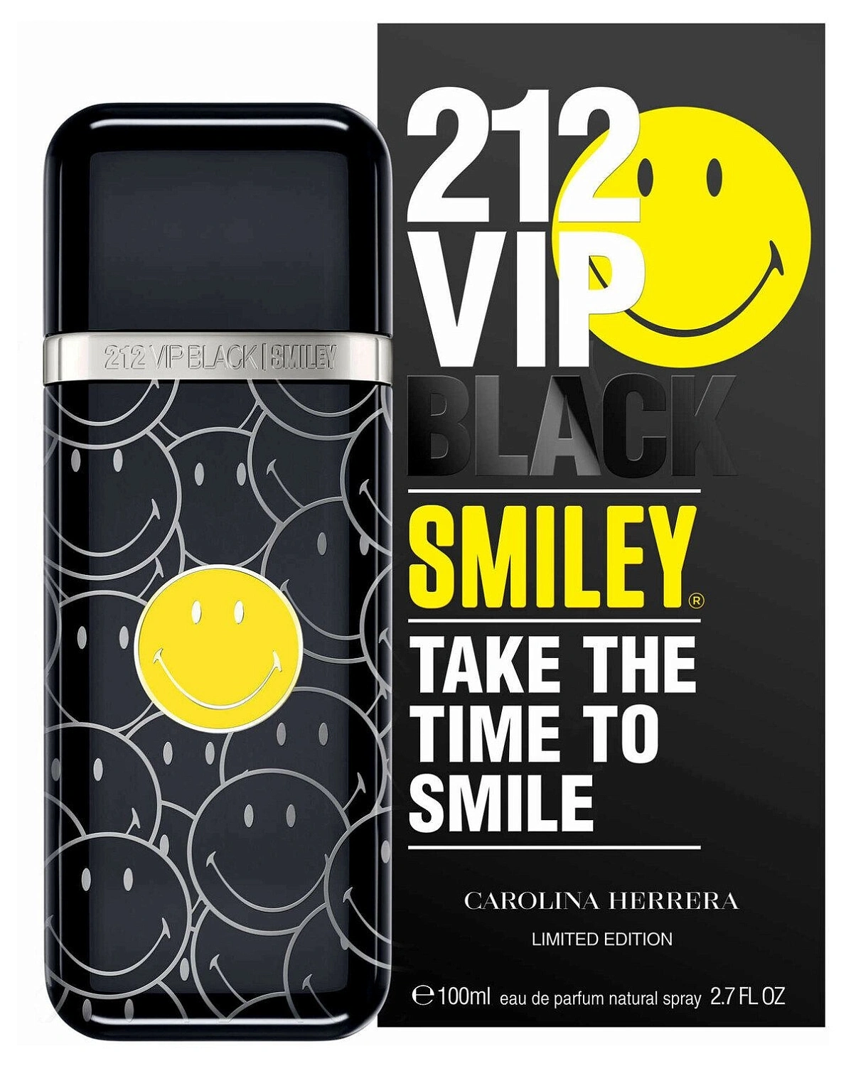 Carolina Herrera 212 VIP Black Smiley