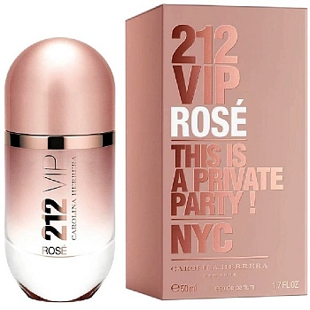 Carolina Herrera 212 VIP Rose парфюмерная вода 50 мл