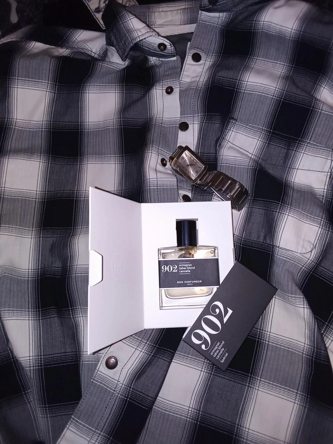 Bon Parfumeur 902 armagnac, blond tobacco, cinnamon