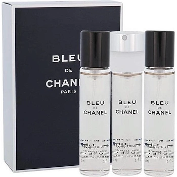 Bleu de Chanel туалетная вода 3x20 мл (сменный объем)
