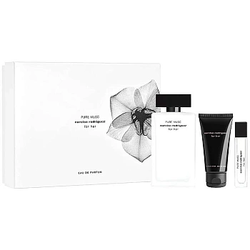 Narciso Rodriguez Pure Musc For Her набор: парф. вода 100 мл + лосьон д/тела 50 мл + парф. вода 10 мл +